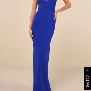 Elegant Blue Evening Gown